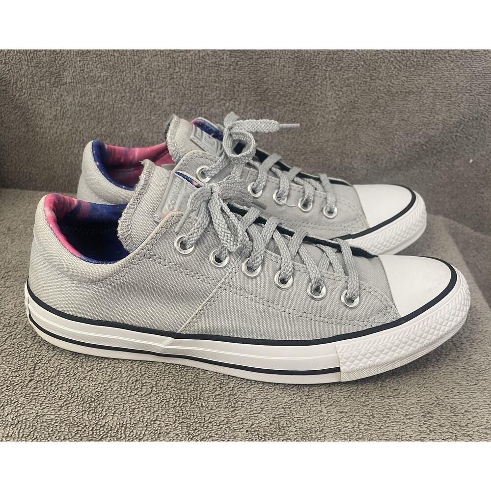 Converse Chuck Taylor All Star Gray Low-Top Women's Size 9 Sneakers - Picture 3 of 10